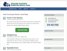 Tablet Screenshot of dumpsterrentalgrandrapidsmi.org